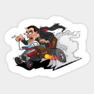 Low Brow Dracula Sticker